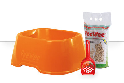 PeeWee kattenbak EcoClassic Oranje boven